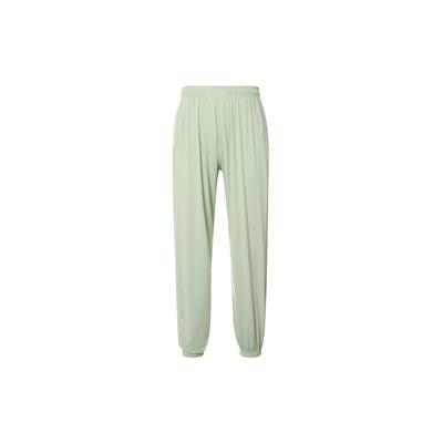 Solid Color Mid Waist Elastic Sports Pants Women Bottoms Mugwort-Green 962327304-5