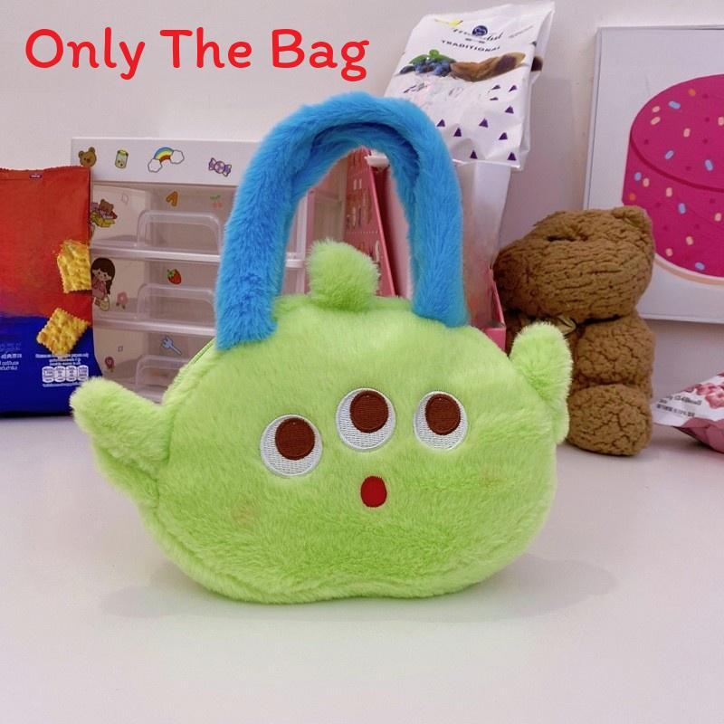 Cartoon White Dog Plush Handbag For Women And Girls Casual Daily Use