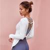 Lightweight Backless Long Sleeve Women's Yoga Top – Spring/Autumn Casual Slimming T-Shirt