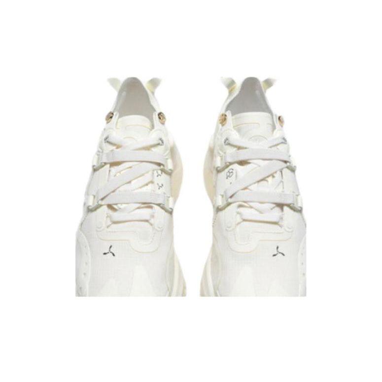 Li Ning Fabric Fashion Versatile Shock Absorbing Non-Slip Wear-Resistant Lightweight Rebound Low-Top Sports Casual Shoes Men Sneakers ALFS203-2