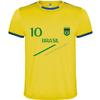 Children's Football Kit - Brazil - 2 T-shirts + Shorts - Blue - 12/13 Years - Breathable