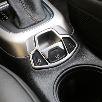 Car Hand Brake Button Sticker Cover Trim for Jeep Renegade 2014 - 2023 Compass 2017 - 2020 Interior Accessories