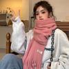 Soft Winter Cashmere Scarf Warm Shawl Wrap Fashion Long Tassel Scarves  Women