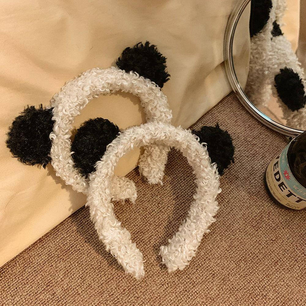 

Artifact Wash Face Headband Women Hairband Plush Hair Hoop Korean Style Headwear Hair Accessories