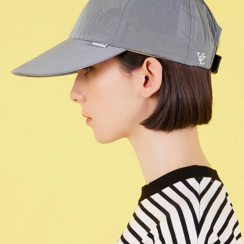 

VARZAR Nylon Ordinary Overfit Ball Cap Gray FREE