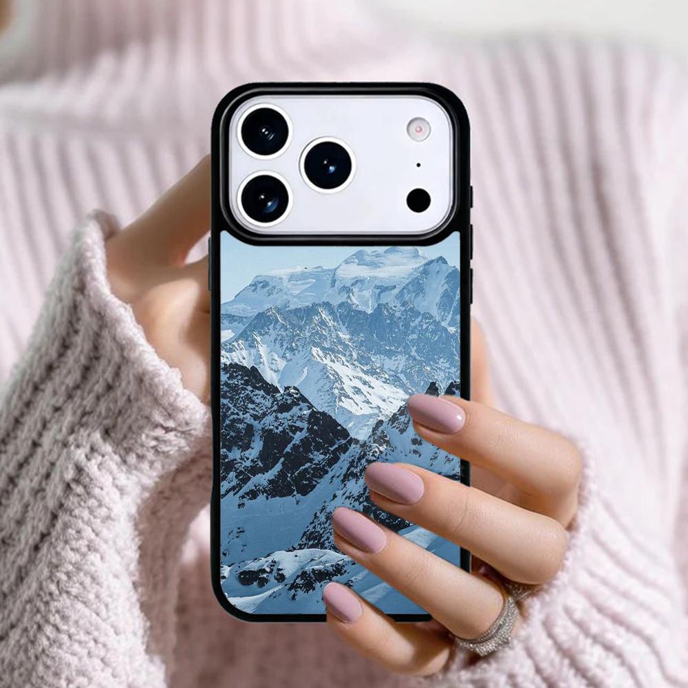 Schneeige Winterberg Handyhülle Für Apple iPhone 17 Air 16E 15 14 Plus 13 12 11 Pro Max Mini Funda Cover