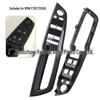 Kolfiber Inre Dörrhandtag Armstöd för BMW X5/X6 E70/E71/E72 (2007-2013)
