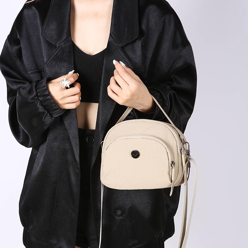 Women's Bag Nylon Bag Solid Color Shoulder Crossbody Bag Mobile Phone Bag
