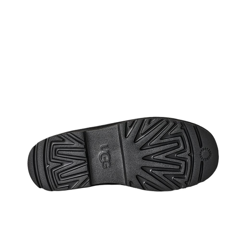 UGG Klassisk Nyhet Lær Mote Komfortable Korte Chelsea Støvletter Dame Støvletter Svart 1171573-BLK