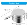 Partys Brennstoffbehälter Getränkehalter Buffetwärmer Wärmeschale Chafing Dish Brennstoffbehälter Chafing Dish Brenner Halter mit Deckel