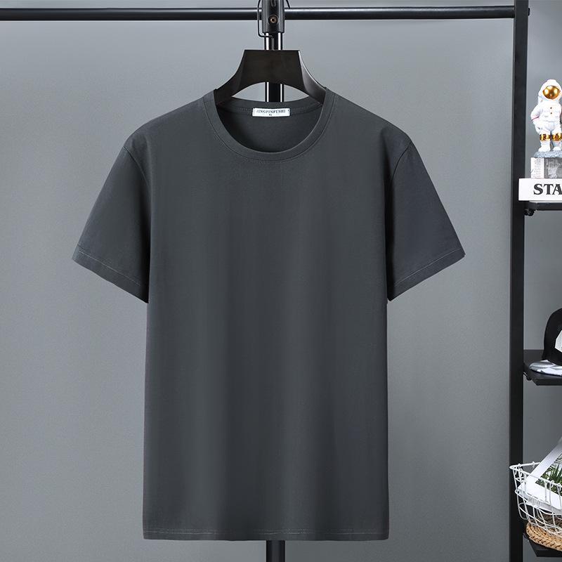 Men's Plus Size Short-Sleeve Round Neck T-Shirt