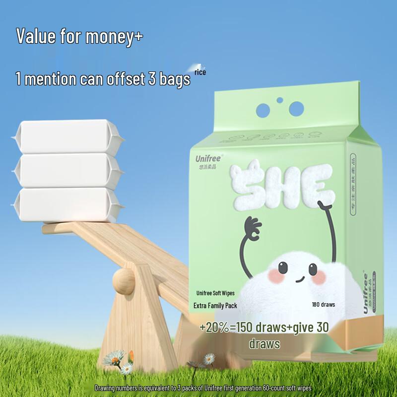 unifree Hanging Disposable Facial Towel