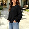 Boys and Girls Christmas Hoodie Sweatshirt Casual Comfortable Pullover Top for Holiday