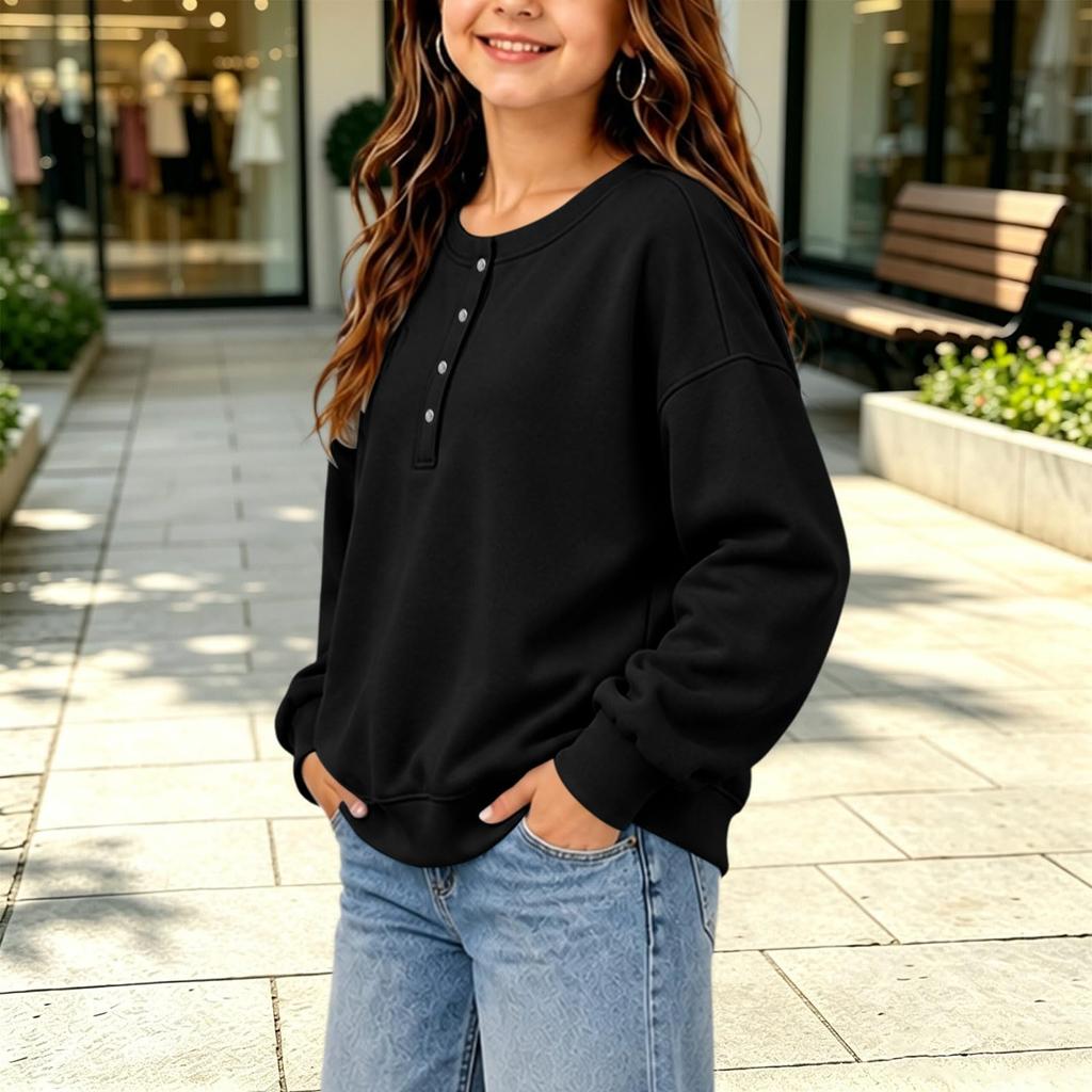 Boys and Girls Christmas Hoodie Sweatshirt Casual Comfortable Pullover Top for Holiday