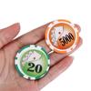 Equipment Ball Position Absorb Clip Standard Hat Clip Poker Numbers Golf Ball Marker Golf Hat Clip