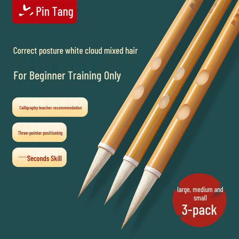 Posture Correcting Blended Hair Calligraphy Brush Set