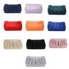 Shoulder Bag Girl Women Pleated Formal Evening Bag Lady Purse Wedding Clutches