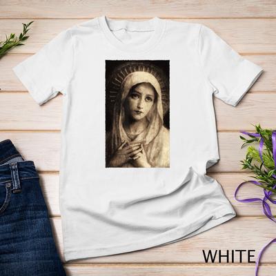 T-shirt Pittura Cattolica Vergine Maria Maria T-shirt Unisex