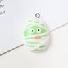 Cartoon Bright Halloween DIY Resin Accessories Pumpkin Ghost Devil Pendant Earrings Keychain Material