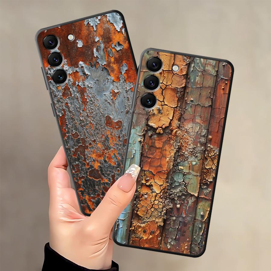Retro Rust Phone Cover Case for Samsung Galaxy A73 A05 A52 A23 A06 A55 A53 A25 A57 A37 A12 A16 A41 A15 A70 A17 A36 A13 A51 A50