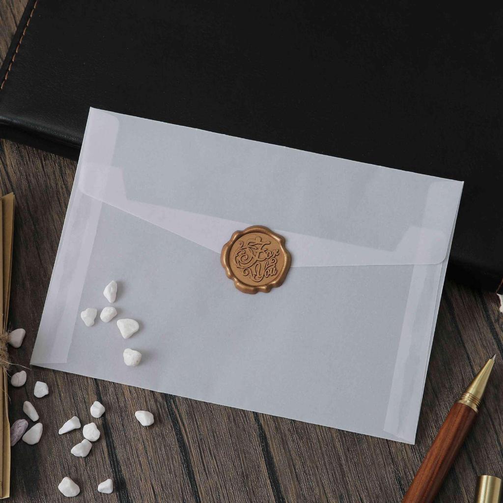 Transluzente 120 g/m² Pergament Hochzeitseinladungs-Umschläge - Größen 3/5/7