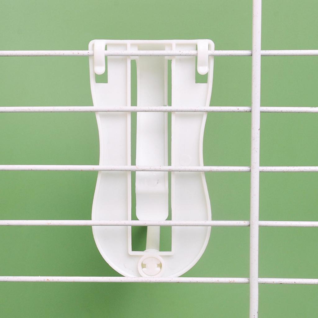 Bird Veggie Clip Holder Easy Install Chew Toy Parrot Cage Accessories Carrot Leafy Greens Feeder Durable Plastic Bird Supplies