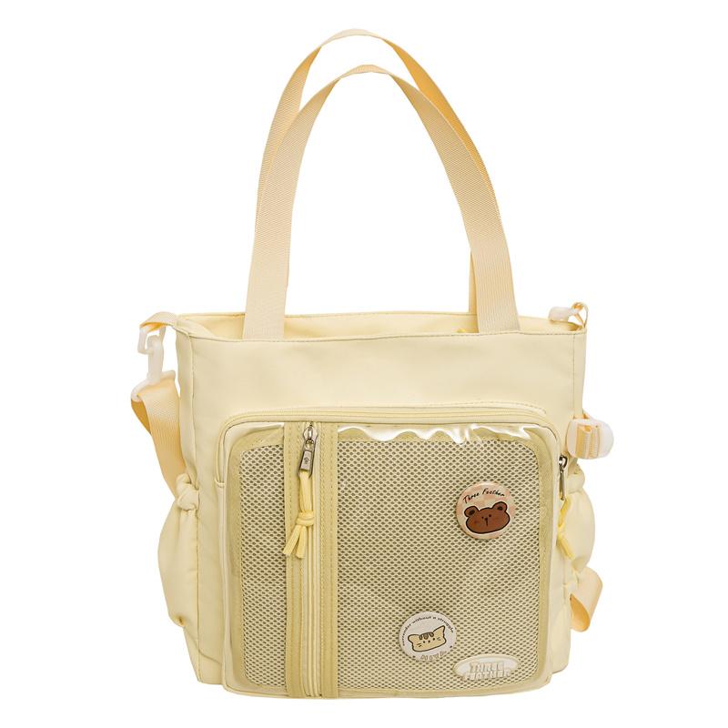 Student Large Capacity Shoulder Bag Women's Crossbody Bag Tote Bag