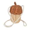 Rattan Basket Bag 7x13cm Size Length Mini Portable Light Weight Strong Toughness Manual Rattan