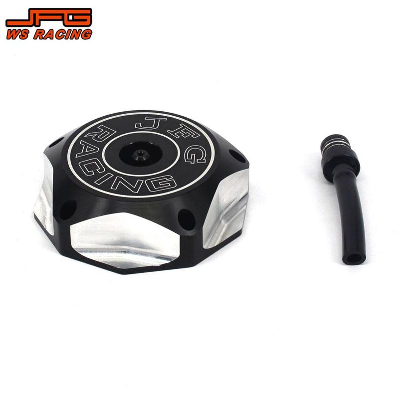 CNC Gas Fuel Tank Cap Motorcycle For KAWASAKI KFX450R KLX450R KX250 KX250F KX450F KX85 KX100 KLX110L KXF250 KXF450 Dirt Pit Bike