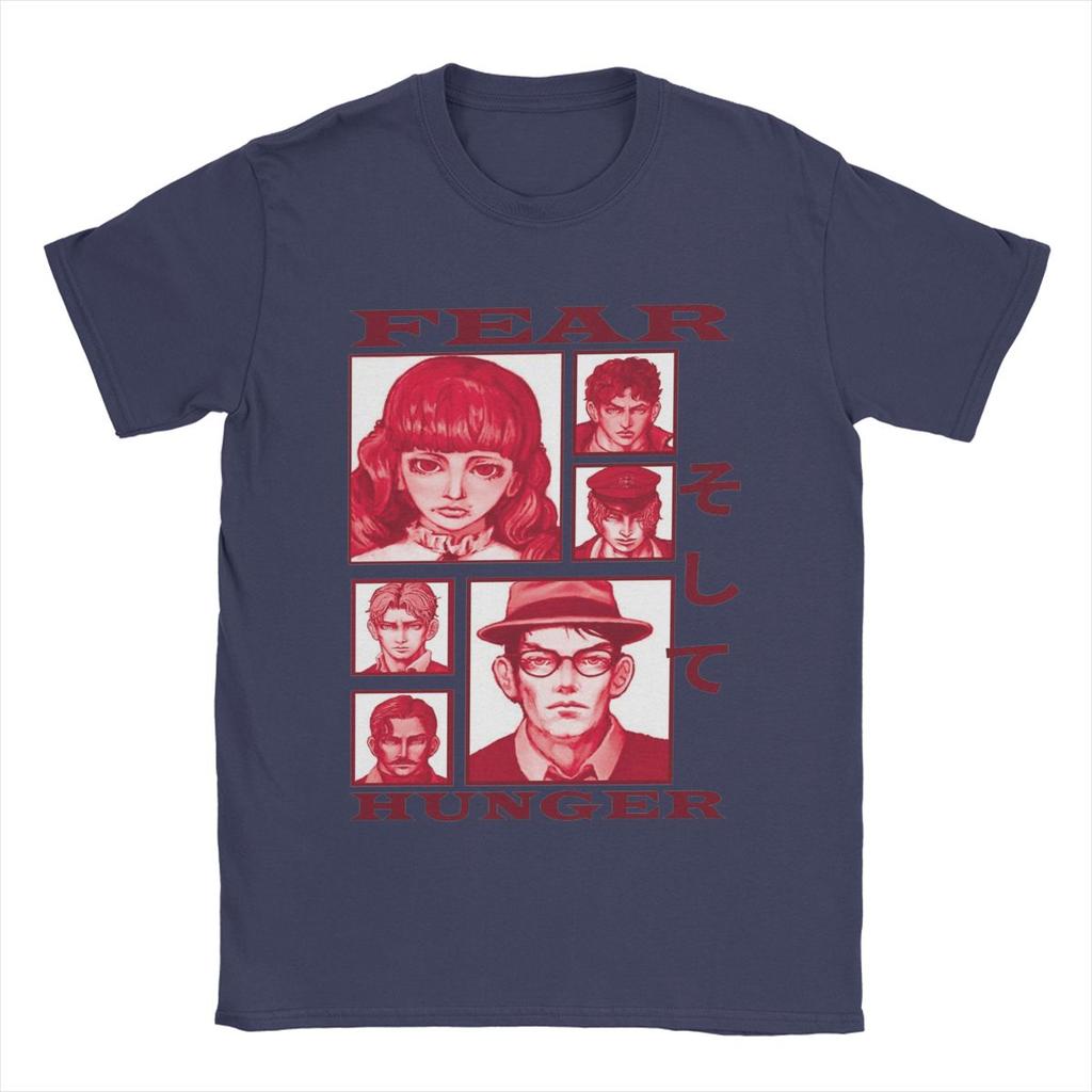 Fear And Hunger Indie Horror Men's T Shirts Funny Tees Short Sleeve Round Collar T-Shirt Pure Cotton Gift Idea Clothing