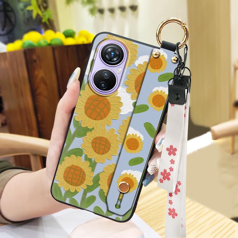 Soft case Phone Holder Phone Case For Blackview A200 Pro Waterproof Back Cover Oil Painting Dirt-resistant Protective