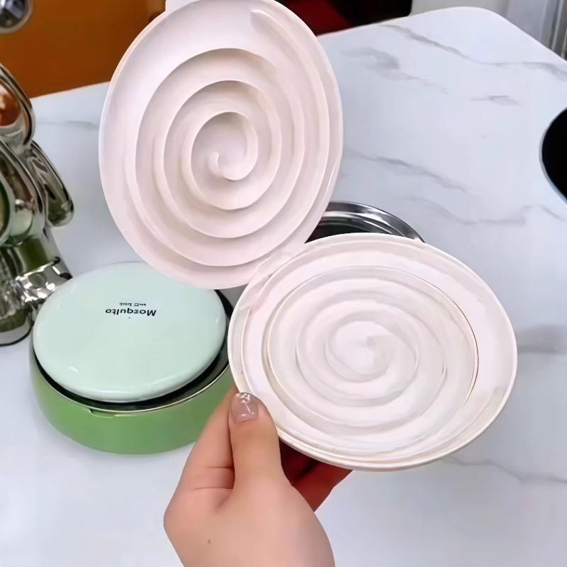 Sawtooth Anti Scalding Fireproof Fly Ash Safe Mosquito Incense Box with Automatic Incense Separators and Lids Storage Holder