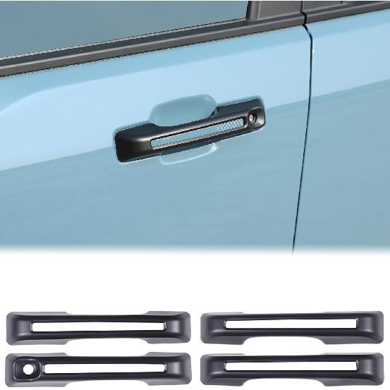 

Aunginsy Exterior Door Handle Trim Cover Compatible with Ford Maverick 2022-2025 Ford Bronco Sport 2021-2025 Car Outside Door Handles Cover Scratches матовый черный