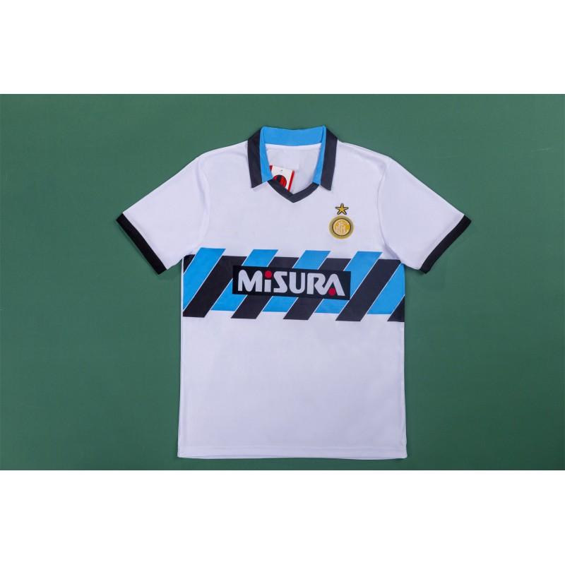 1990-91 Inter Milan Away Retro Jersey - Classic Football Shirt Fans