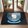 Sheffield Wednesday Design Crystal Velvet Rug Soft Decorative Mat for Bedroom Entrance