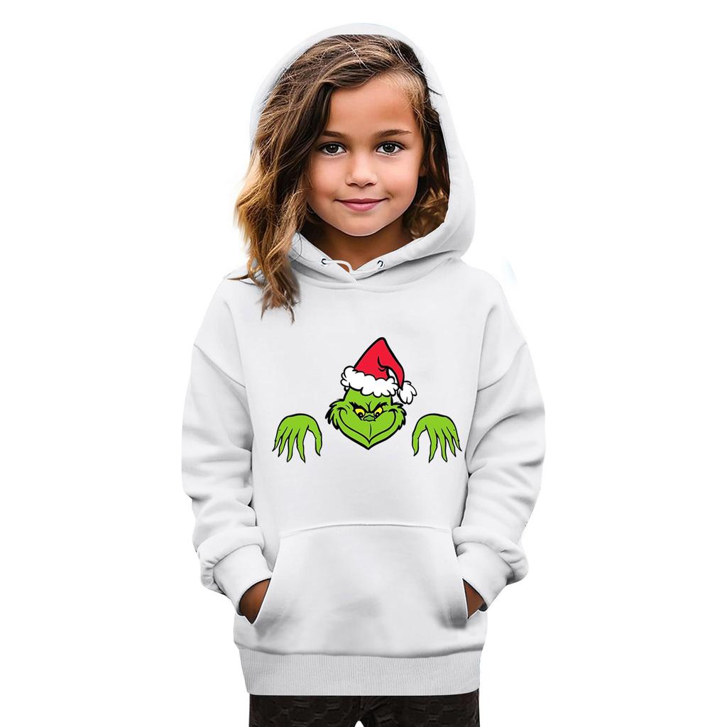 Sweatshirts For Teen Girls Hoodies Long Sleeve Drawstring Pullover Cute Oversized Hoodie Christmas Day