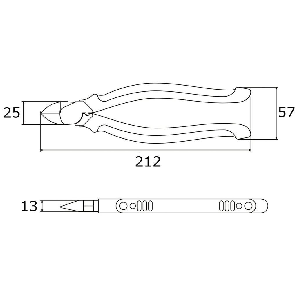 VICTOR Eccentric Nippers 200mm A masterpiece crafted by a true craftsman with meticulous attention to detail PLUS+ Heavy-Duty / / / [ZS80-200]