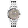 Presage Series 100 Meters Waterproof Automatic/manual Mechanical Movement Steel Strap 41.7mm Men's Watch Gray Dial SRPF51