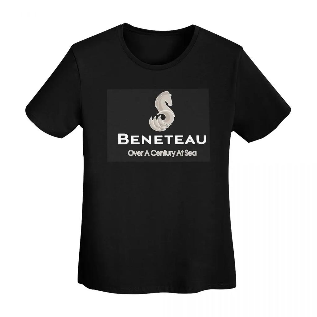 Beneteau Sailboat Sailing TShirt Women Short Sleeve T Shirts Crew Neck Clothes Cotton Summer Tees Streetwear