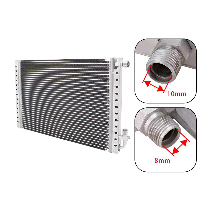 

High-Efficiency Universal Parallel Flow Aluminum Condenser Radiator (14 x23 x20mm) - Fits Car, Van, Truck, Excavator Auto A/C