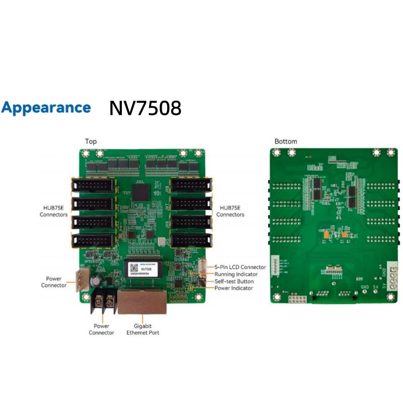 LED-Display Videoempfangskarte Novastar DH7508 für LED-Display-Bildschirm Signalsteuerkarte Nova Control System