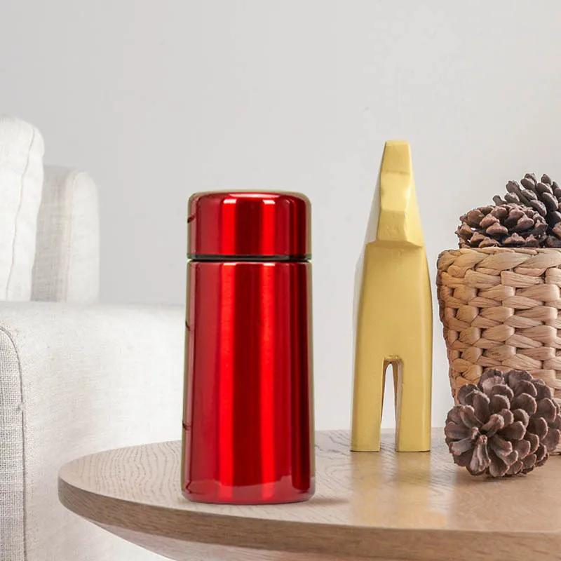 260/280ml Mini Pocket Thermos 304 Stainless Steel Vacuum Flask Small Portable Leakproof Insulated Water Bottle For Purse Bag