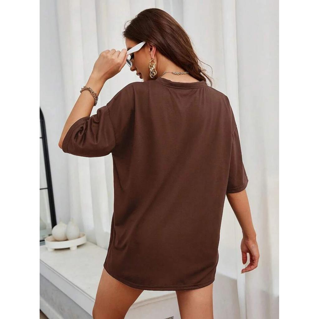 Women Pure Cotton Graphic Printed Casual Wear Round Neck T-shirt Pack Of 2