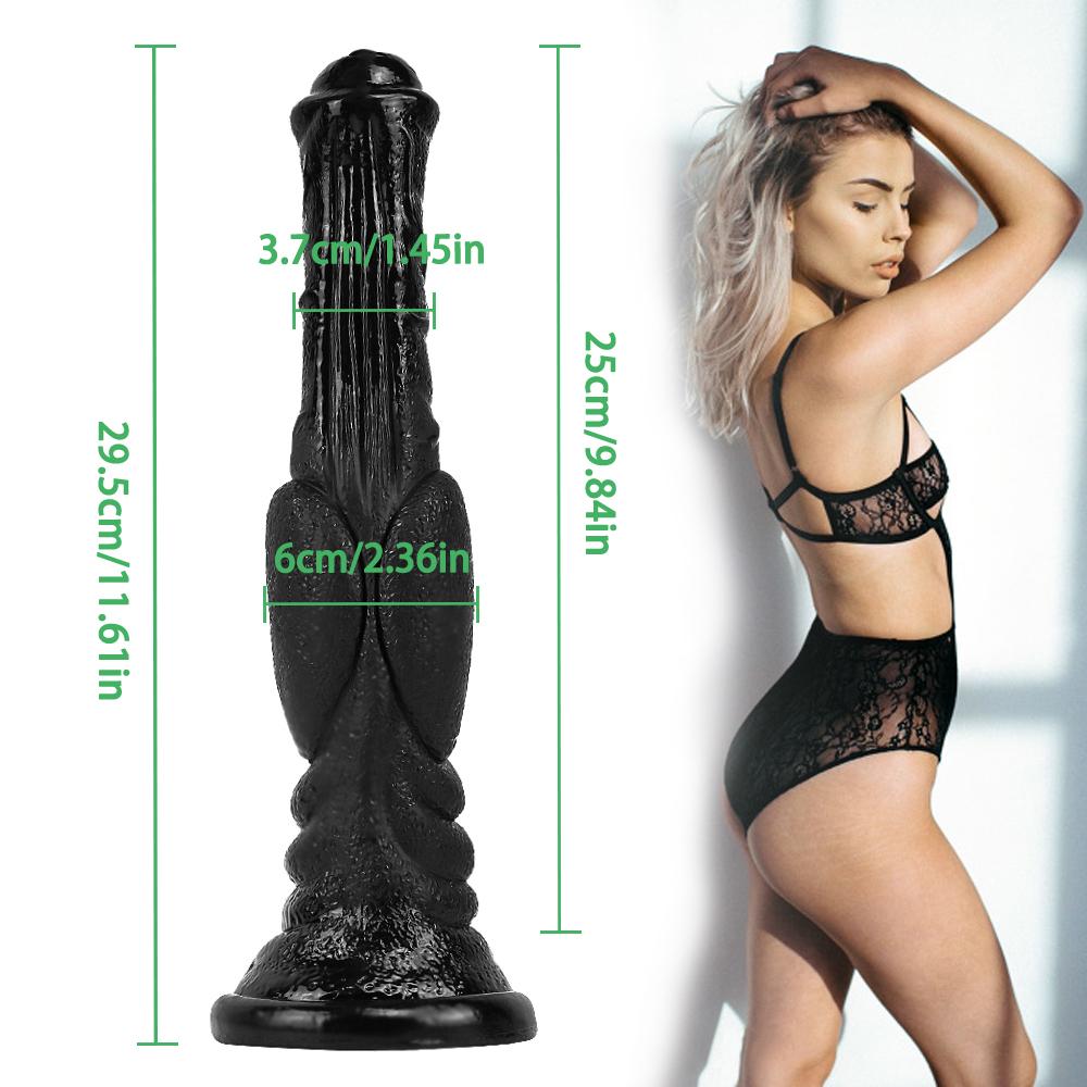 Pferdepenis-Simulation Tierdildo Sex Orgasmus Erwachsener Dildo Saugnapf Penis Anal Butt Plug Erwachsene Produkte 18+ Sexspielzeug