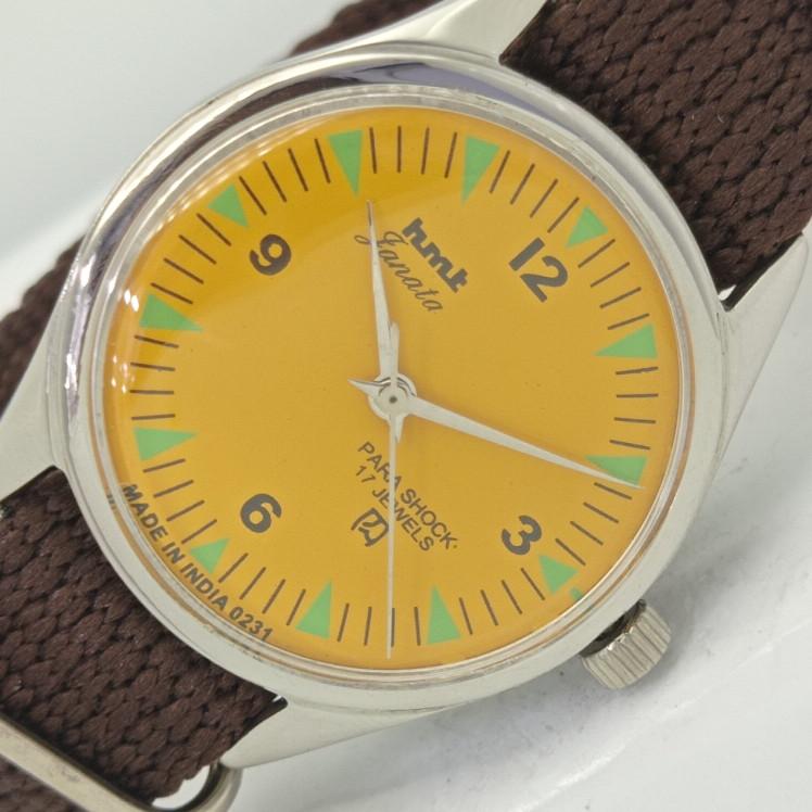 

Б/У HMT JANATA индийские мужские механические часы a412696-1 Sku007-a412696