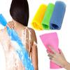 Japanisch Koreanisch Hochwertiges Peelingtuch Druck Gewebt Einfach Peeling Waschlappen Nylon Rückenschrubber Reinigungs Badeschwämme