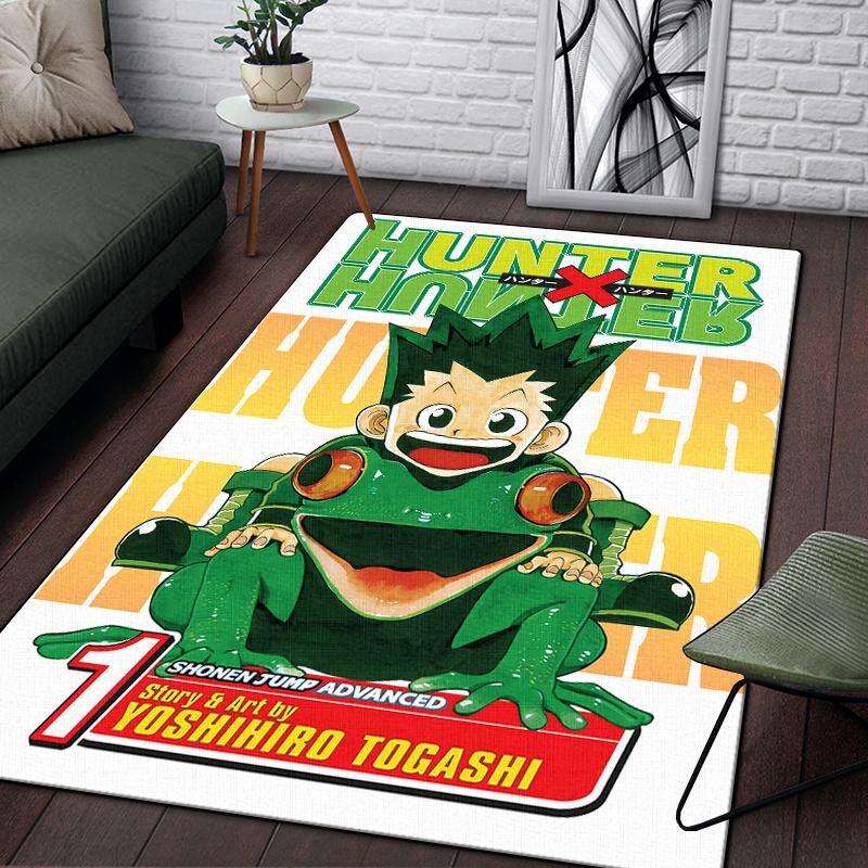 Hunter X Hunter Carpet for Living Room,Soft Flannel Rug for Bedroom ,Anti-Slip  BATHROOM Mat,  Baby Play Mat, Kitchen Mat