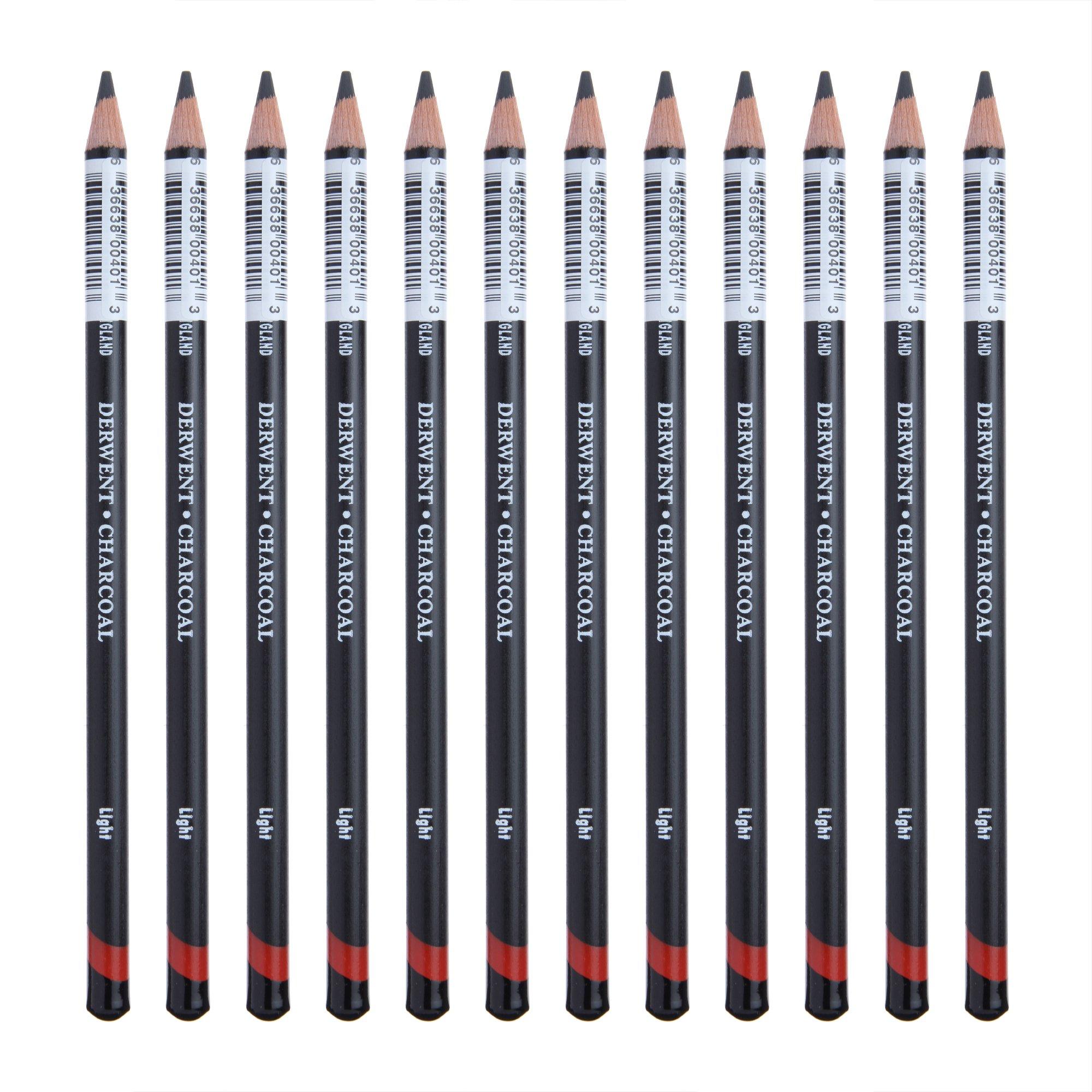 

Derwent Charcoal Pencil Light Case of 12 36301