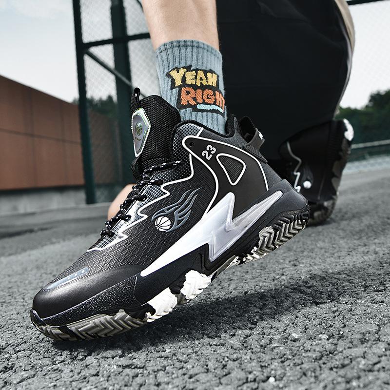 New basketball shoes summer lightweight casual sports running shoes breathable mesh teen students actual combat shoes