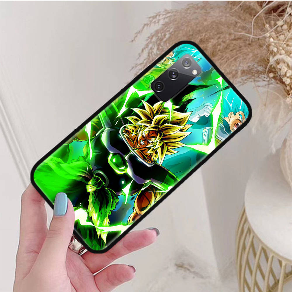 Husă Neagră pentru iPhone 16 15 Plus 14 13 12 11 Pro 8 6 SE XR XS Max P30 Nova 5T Y5P Y6 Y7 Y8P Y9 Realme C30 C33 C31 W-85 Dragon Ball Z